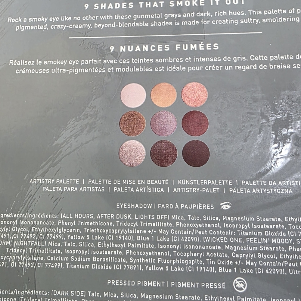 MORPHE NewSmoky  Eyeshadow Palette - 9 Shades (Pink, Copper, Plum, Mauve, Taupe)